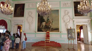 Петергоф - Большой Петергофский дворец. Прогулка по залам / Grand Peterhof Palace