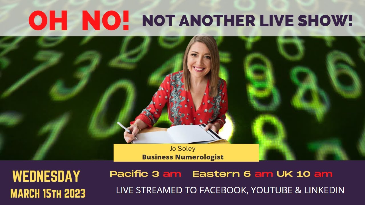 Jo Soley: Business Numerologist