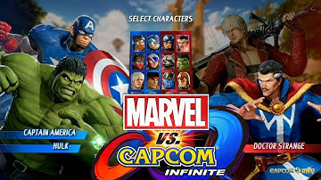 Marvel Vs Capcom Infinite Character Select Theme