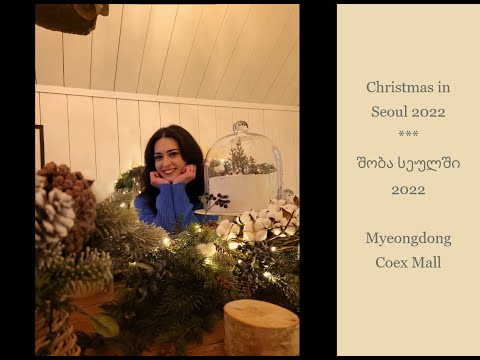 Christmas in Seoul/შობა სეულში/Myeongdong/Coex mall 2022