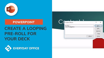 Creating a Looping Pre-Roll for your Slide Deck