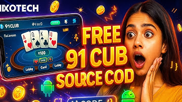 💥 FREE 91 CLUB SOURCE CODE 🔥 | Full Android Game UI + Backend | Mixotech Official 🚀