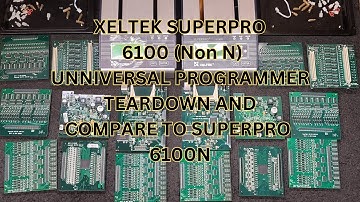 Teardown Xeltek SuperPro SP5K - SP6K Part 3 SP6100 Vs SP6100N Universal Programmer 6100 6100NN