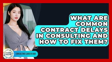 What Are Common Contract Delays In Consulting And How To Fix Them? - Consulting Career Hub