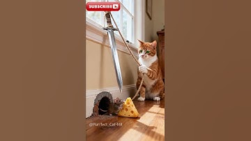 Shocking! 😱😱The cat sets a trap and waits in silence #shorts #tabbycat #trap