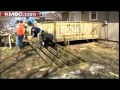Volunteers Build Ramp, Deck For Injured Sledder Volunteers Build Ramp, Deck For Injured Sledder