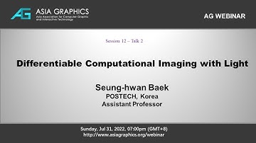 Seung-hwan Baek -- Differentiable Computational Imaging with Light