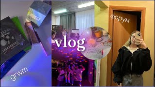 : vlog:february-march; grwm, 
