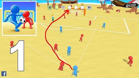 Super Goal - Soccer Stickman - Gameplay Walkthrough Part 1 (Full Game)