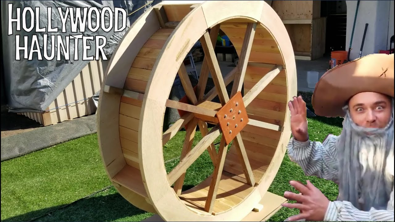 Build A Water Wheel Making An Old Western Mining Town West Facade You Build A Water Wheel Making An Old, How To Make A Garden Water Wheel
