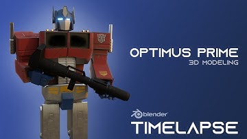 Optimus Prime blender timelapse|Optimus prime|Blender timelapse
