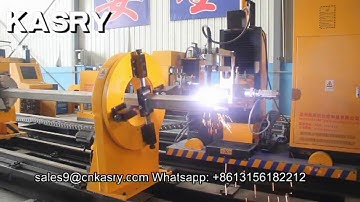 8 axis multi-function pipe profile cutting machine