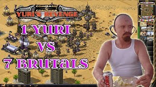 Red Alert 2 - Oasis of Wealth - 7 Brutals vs 1 Yuri