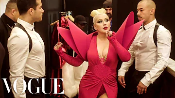 Christina Aguilera Gets Ready for the Gareth Pugh Fashion Week Party | Vogue