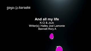 All my life k-ci & jojo - karaoke piano