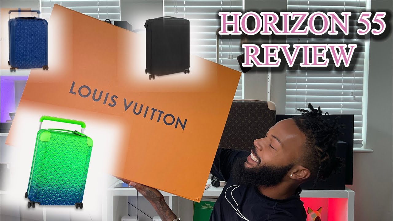 LOUIS VUITTON HORIZON 55 REVIEW!!! 