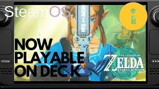 Tears of The Kingdom | 30 FPS On The Steam Deck IS Here | YUZU