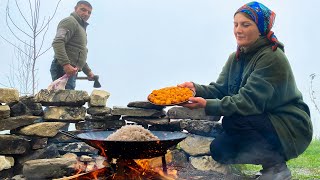 Просто Расслабьтесь и Смотрите Рецепт Невероятно Вкусного Плова в Туманных Горах!