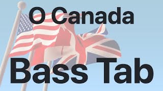 Learn O Canada on Bass - How to Play Tutorial