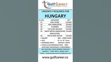 Pipe Fitter Jobs ! Plumber Jobs ! Welder Jobs ! Fabricator Jobs