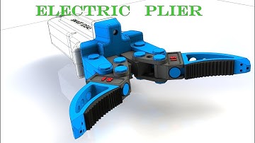 Electric Plier |  #gripper.#cad,#solidworks,#design,#mechanical_gripper,#eoat