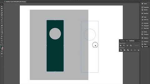 Compound Paths and Pathfinder in Adobe Illustrator