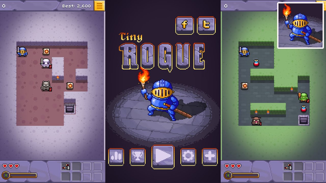 Tiny Rogue --- GAMEPLAY ANDROID - FaceCAM - YouTube