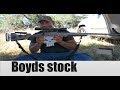 Revision de nueva culata de Boyds para rifle savage Axis II
