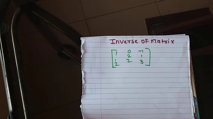How to find inverse of matrix using casio fx- 991MS calculator