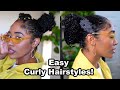 Curly Hairstyles☀️| Updos + Protective Styles for Summer!!|  Natural Hair Ideas