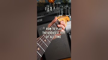 How to Play the Greatest Riff of All Time!