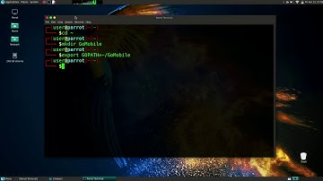 How to set up GOPATH and PATH for Gomobile on Parrot Security Linux