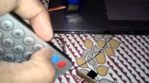 Servo control using Arduino board and an IR remote