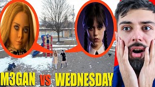 M3Gan Ve Wednesday Addams Park Ta Yakalandi Şok Olacaksınız