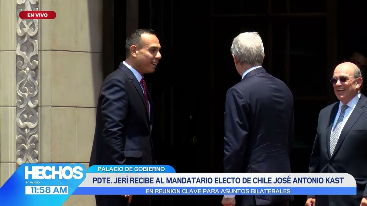 Hechos en Willax - ENE 07-PDTE. JERÍ RECIBE AL MANDATARIO ELECTO DE CHILE JOSÉ ANTONIO KAST | Willax