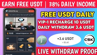 New Usdt Mining Site | usdt earning site | trx usdt mining app | Cloud Mining | usdt investment site