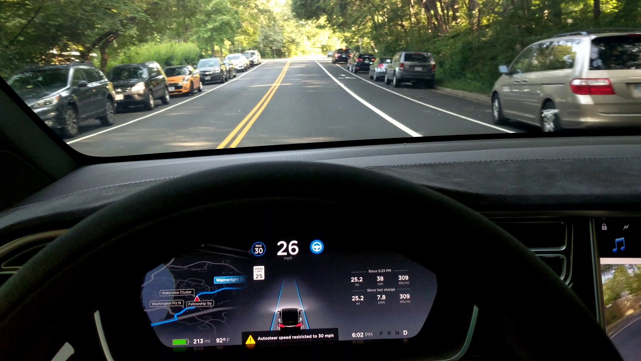TESLA AP2 Self Driving ACCURACY TEST 2018.21.9 | Video 094