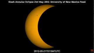 Celebrity Slooh Annular Eclipse May 20th, 2012 Profile