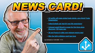 Home Assistant RSS News Dashboard Tutorial | Show Live News Feeds with YAML & HACS screenshot 5