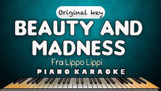 BEAUTY AND MADNESS - Fra Lippo Lippi  |  HQ PIANO KARAOKE VERSION