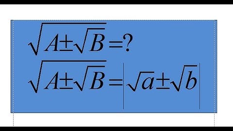 [SGK TOÁN9]-DÙNG MÁY TÍNH 580 VNX KHAI CĂN BẬC 2 BIỂU THỨC.