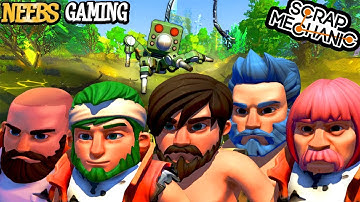 We Survive So Hard!!! - SCRAP MECHANIC SURVIVAL