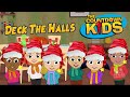 Deck The Halls - The Countdown Kids | Kids Songs &amp; Nursery Rhymes | Lyrics Video