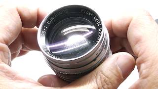 LEICA ライカ Summarit ズマリット 50mmF1.5 L 1953年 ドイツ製 + L-Mアダプター