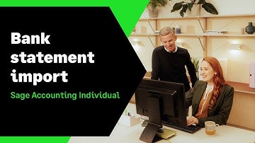 Sage Accounting Individual (UK): Bank statement import