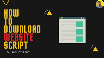 How to download free website script | free website script download |