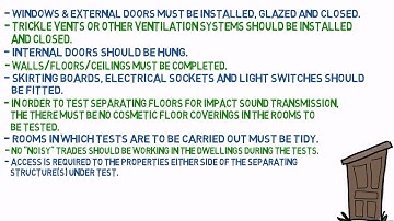 Sound Testing for Building Regulations