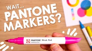 Trying The PANTONE PRIMARY Markers