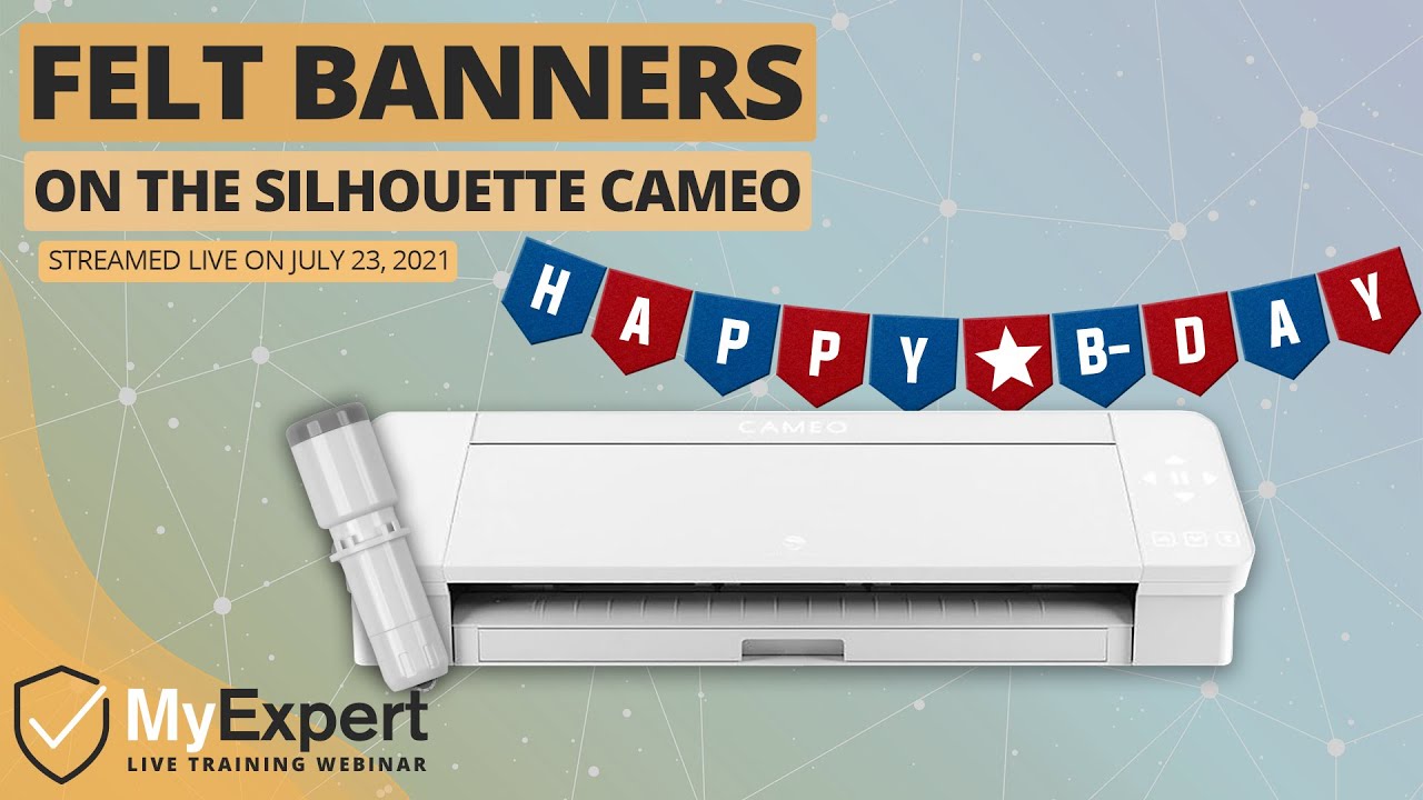 Felt Banners On The Silhouette Cameo YouTube