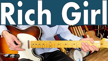 Rich Girl Hall And Oates Guitar Lesson + Tutorial + TABS